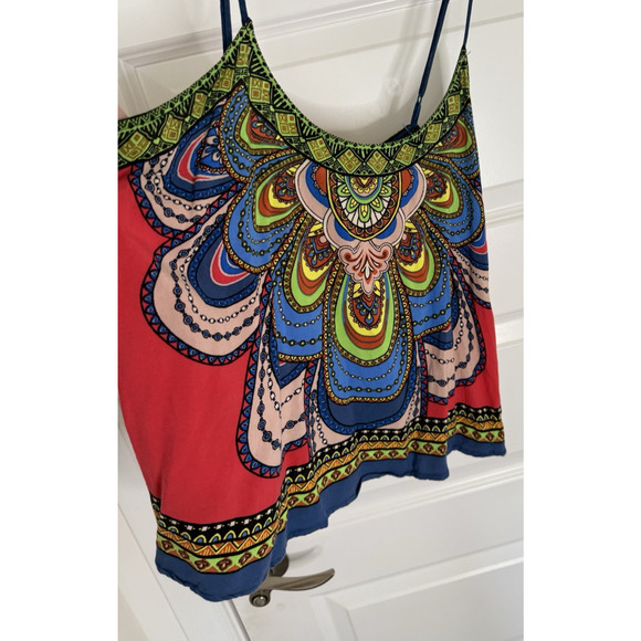 FLYING TOMATOE Colorful Bright Summer CroppedTank Women's Size L - Picture 3 of 5